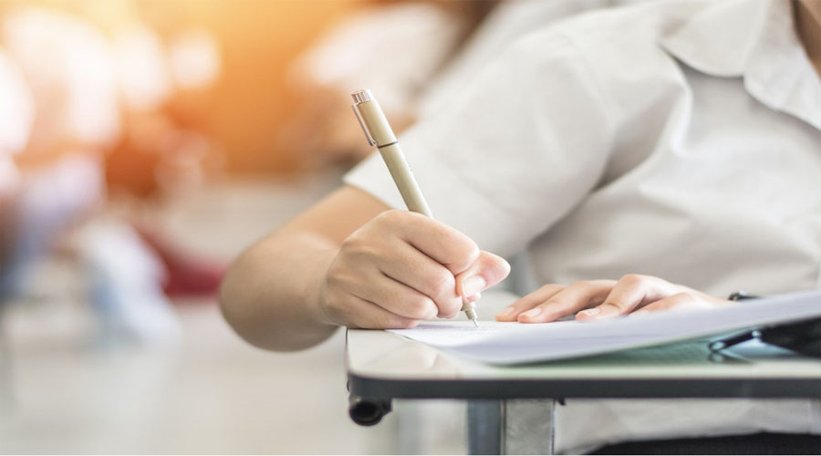 chemistry student in lab